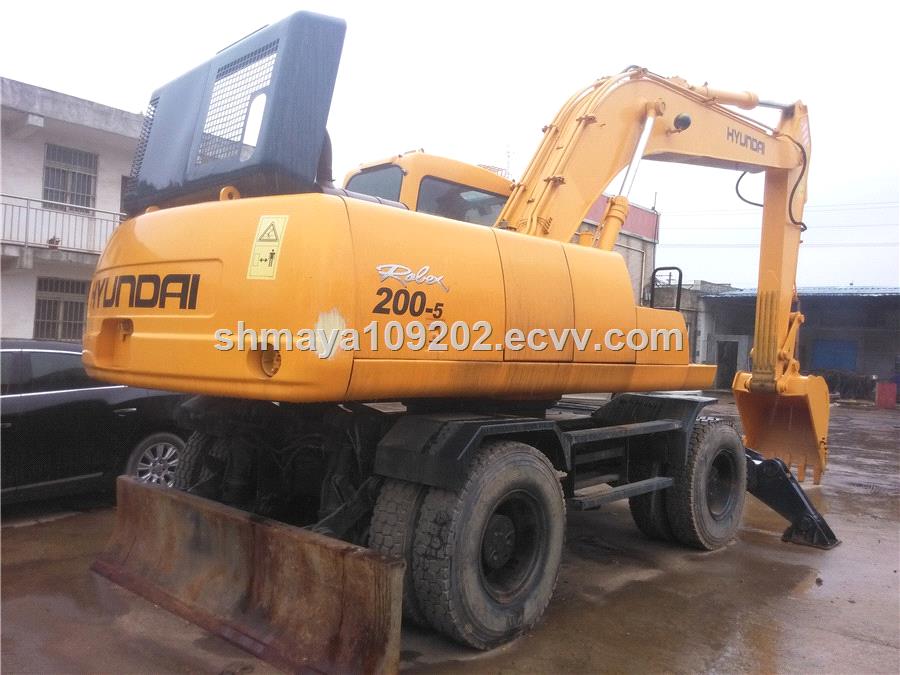 download Hyundai R200W 7 Wheel Excavator able workshop manual