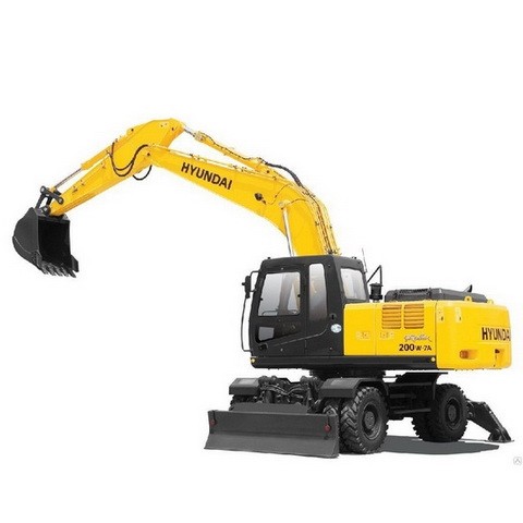 download Hyundai R200W 7A Wheel Excavator [] able workshop manual