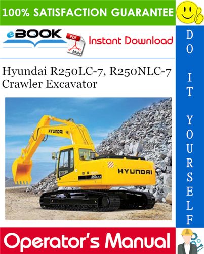 download Hyundai R250LC 7 Crawler Excavator able workshop manual