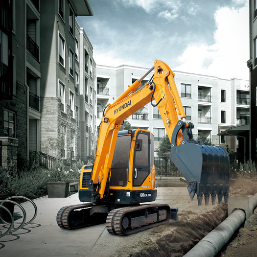 download Hyundai R60CR 9 Crawler Excavator able workshop manual