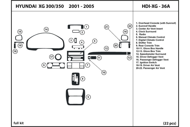 download Hyundai XG350 workshop manual