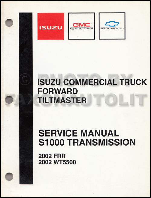 download Isuzu Commercial Truck Forward Tiltmaster Frr Wt5500 workshop manual