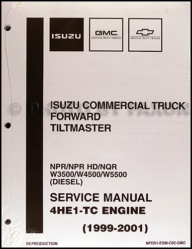 download Isuzu Commercial Truck Forward Tiltmaster Npr Npr Hd Nqr W3500 W4500 W5500 4he1 tc Engine Repa workshop manual