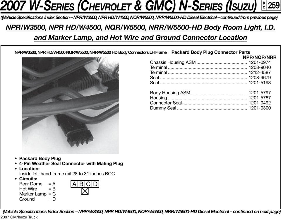 download Isuzu Commercial Truck NPR NPR HD NQR NRR W3500 W4500 W5500 W5500HD workshop manual