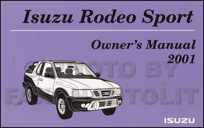 download Isuzu Rodeo Sport Manual. workshop manual