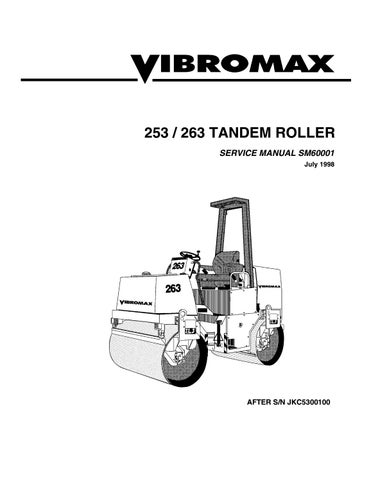 download JCB Vibromax VM106 Single Drum Roller able workshop manual