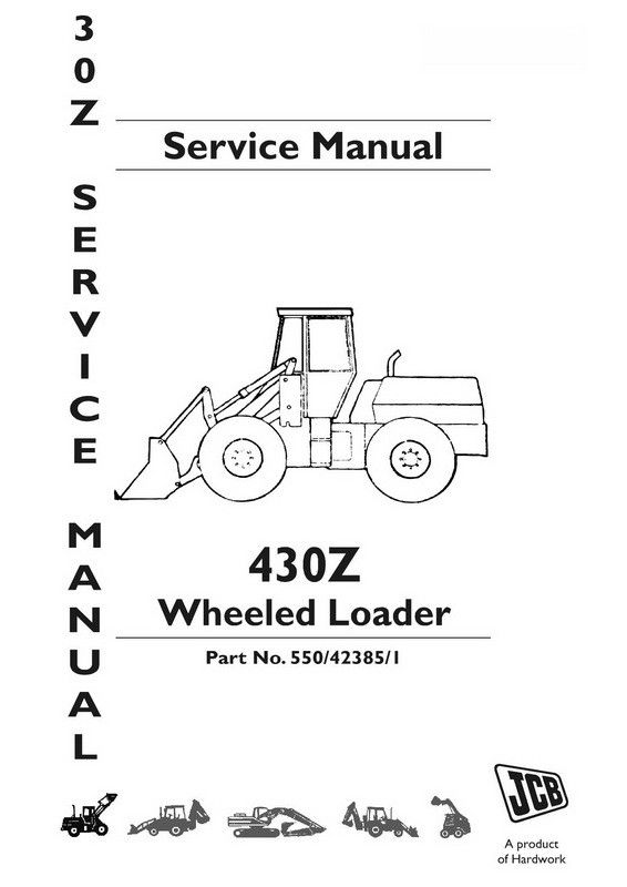 download JCB WHEELED Loader 430Z able workshop manual