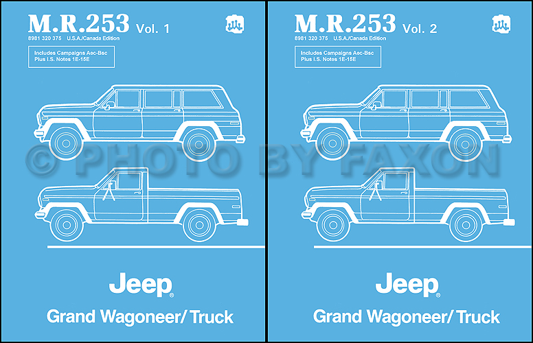 download JEEP J10 Truck workshop manual