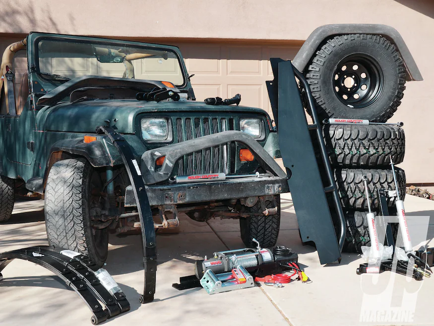 download JEEP WRANGLER YJ able workshop manual