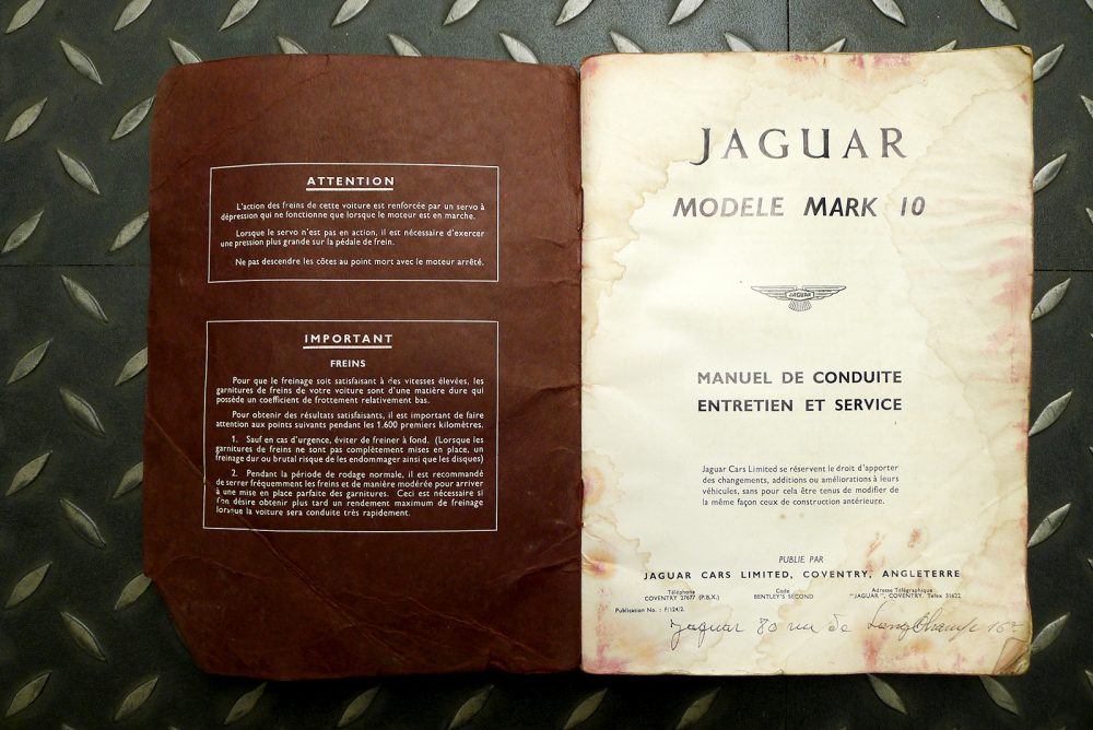 download Jaguar Mark 10 workshop manual