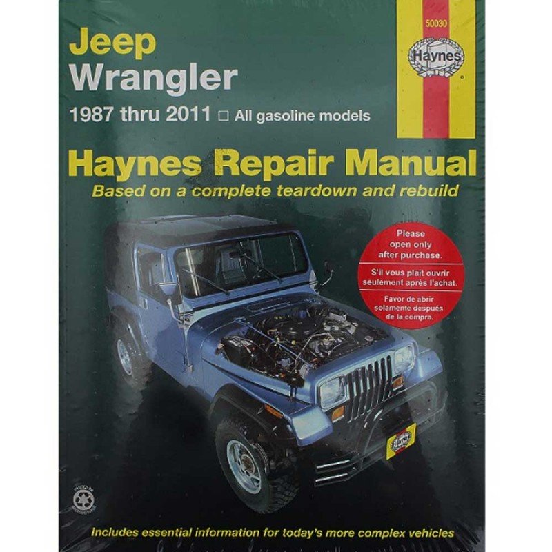 download Jeep Wrangler YJ workshop manual