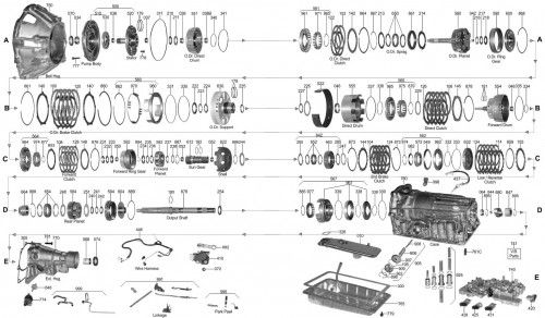 download Jeep transmission AW 4 workshop manual