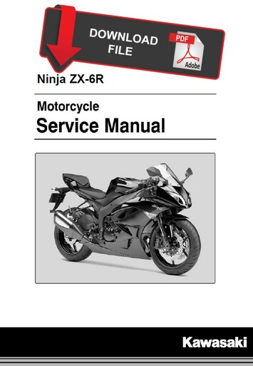 download KAWASAKI ZX 6R NINJA Motorcycle able workshop manual