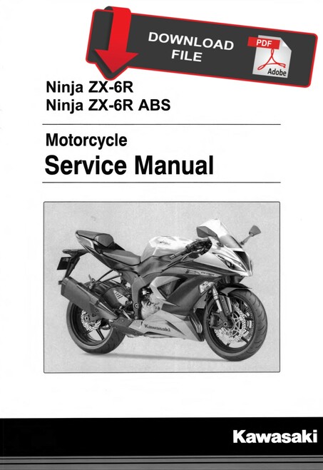 download KAWASAKI ZX 6R NINJA Motorcycle able workshop manual