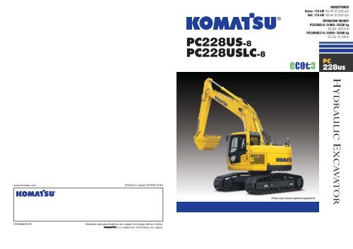 download KOMATSU PC 8 Hydraulic Excavator Operation able workshop manual