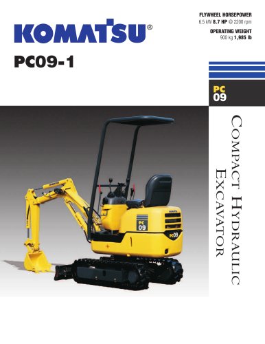 download KOMATSU PC09 1 Excavator Operation able workshop manual