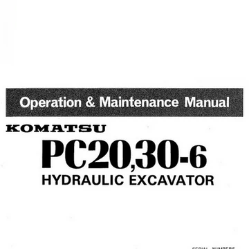 download KOMATSU PC300 7E0 PC300LC 7E0 PC350 7E0 PC350LC 7E0 Hydraulic Excavator + Operation workshop manual