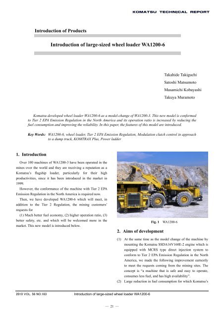 download KOMATSU WA150 5 Wheel Loader + Operation able workshop manual