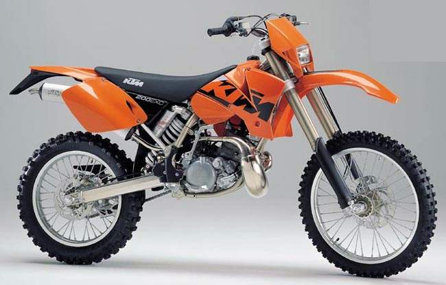 download KTM 125 200 EXC EXE EGS SUPERMOTO 2 STROKE Motorcycle able workshop manual
