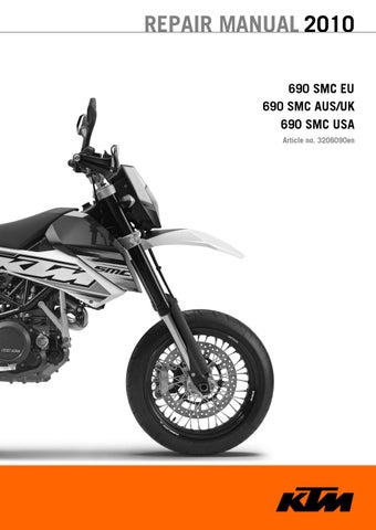 download KTM motorcycle 690 SMC EU 690 SMC AUS UK Manual able workshop manual