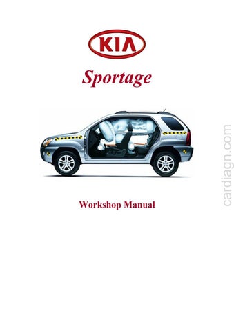 download Kia Sportage 2.7L DOHC able workshop manual