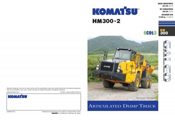 download Komatsu 330M Dump Truck able workshop manual