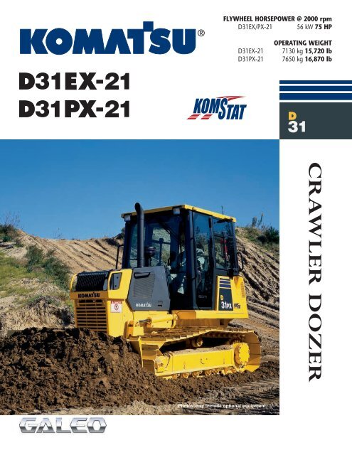 download Komatsu D31EX 21 D31PX 21 Bulldozer able workshop manual
