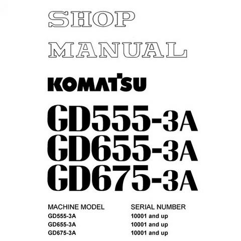 download Komatsu GD555 3A grader operation manual. able workshop manual