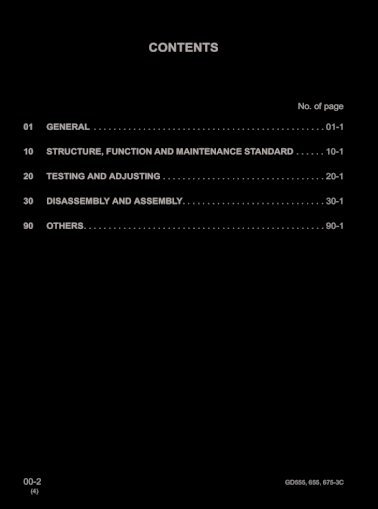 download Komatsu GD555 3C GD655 3C GD675 3C Grader able workshop manual