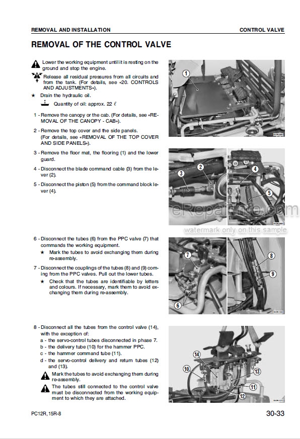 download Komatsu PC12R 8 PC15R 8 Operation Excavator able workshop manual