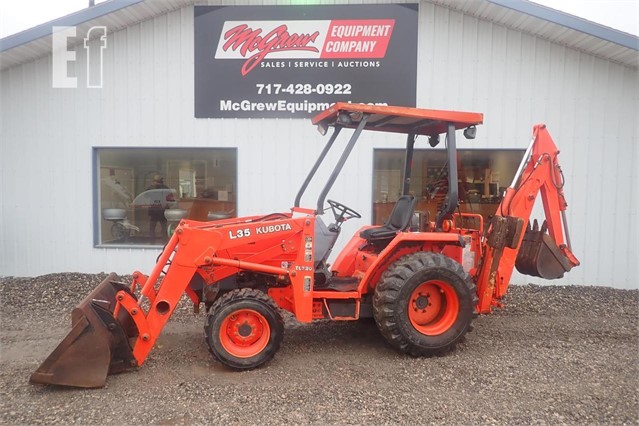 download Kubota L35 Tractor Loader BACKHOE able workshop manual