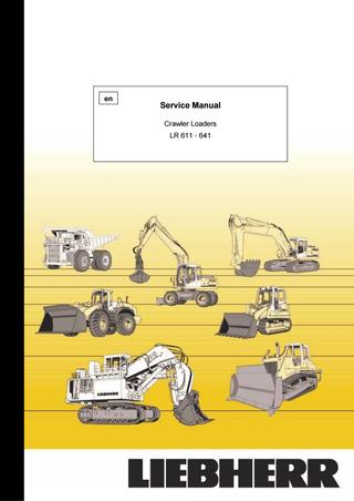 download LIEBHERR LR641 Crawler Loader Operation able workshop manual