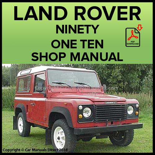 download Land Rover Ninety One Ten workshop manual