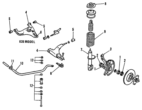 download MAZDA PROTEGE workshop manual