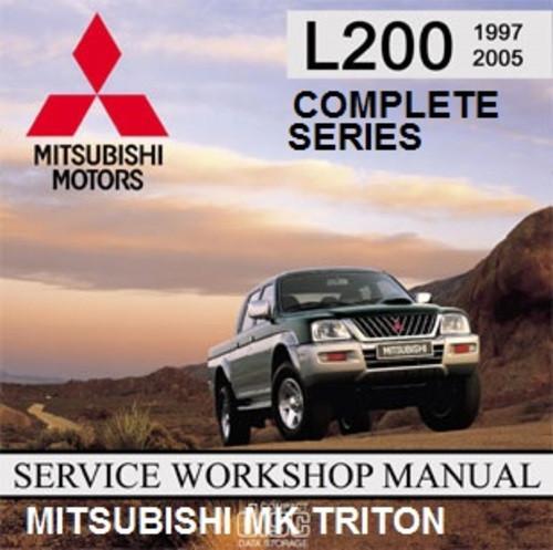 download MITSUBISHI MK MJ TRITON able workshop manual