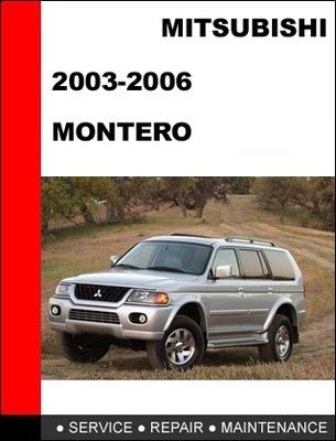 download MITSUBISHI MONTERO PAJERO workshop manual