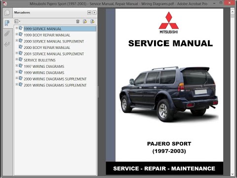 download MITSUBISHI PAJERO workshop manual