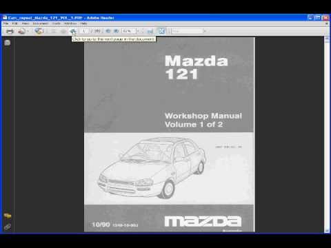 download Mazda 121 volume 1 2 Manual. workshop manual