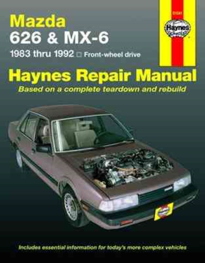 download Mazda 626 MX 6 able workshop manual