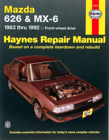 download Mazda 626GD MX 6 able workshop manual