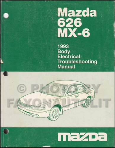 download Mazda MX 6 workshop manual