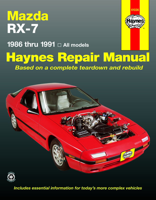 download Mazda RX7 RX 7 able workshop manual