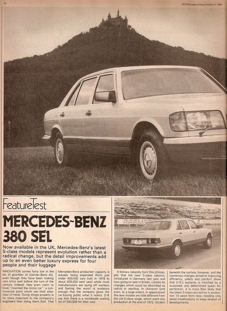 download Mercedes 380 SEL workshop manual