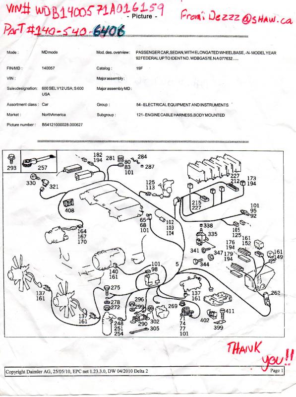 download Mercedes Benz S600 workshop manual