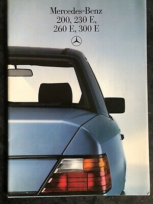 download Mercedes Benz W124 200 200E 230E 260E 300E workshop manual