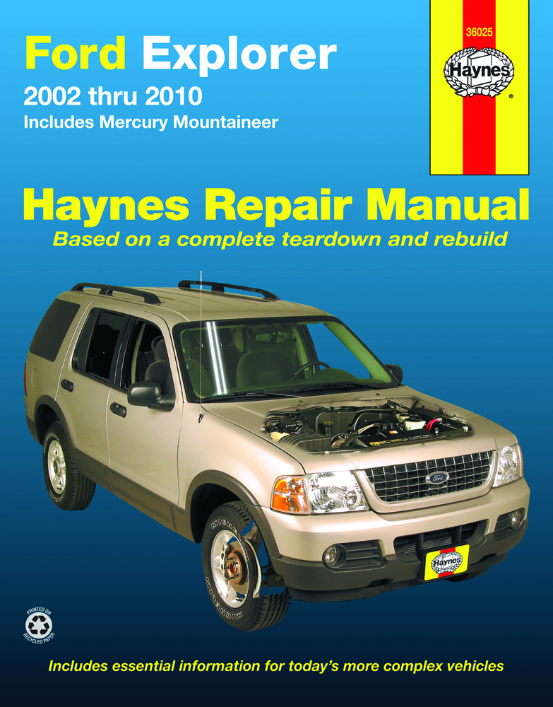 download Mercury Mountaineer workshop manual