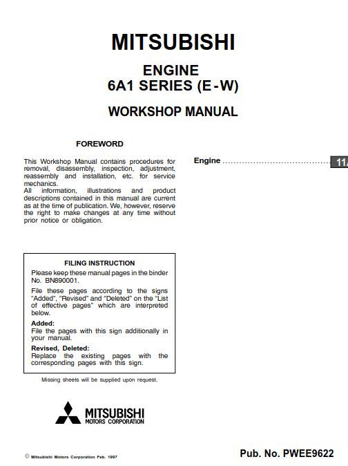 download Mitsubishi Galant inFormat workshop manual