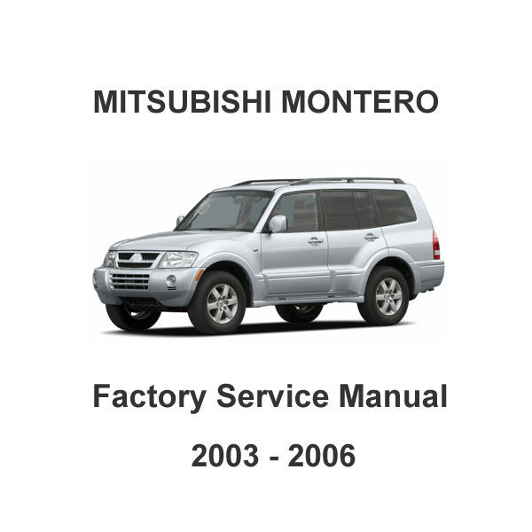 download Mitsubishi Montero Pajero Manu workshop manual