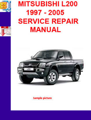 download Mitsubishi Triton workshop manual