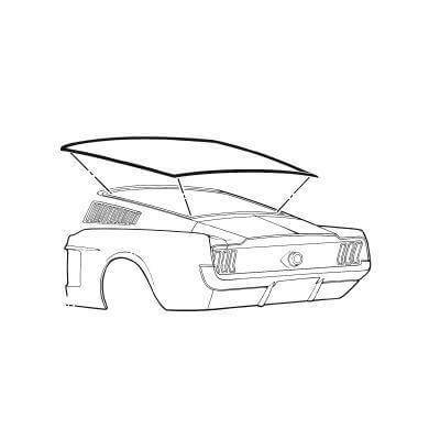 download Mustang Fastback Rear Window Seal workshop manual